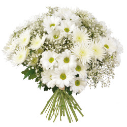 BOUQUET DE FLEURS DEUIL LYON - PENSÉE