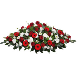RAQUETTE DE FLEURS DEUIL LYON - HARMONIA