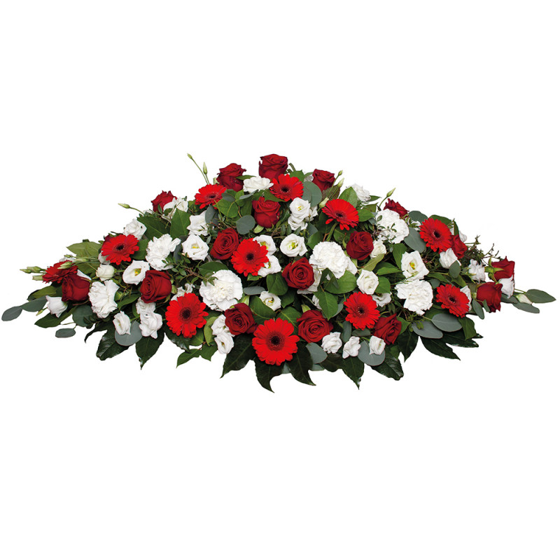RAQUETTE DE FLEURS DEUIL LYON - HARMONIA RAQUETTE DE FLEURS DEUIL LYON - HARMONIA