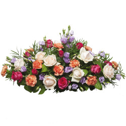 RAQUETTE DE FLEURS DEUIL LYON - SIXTINE