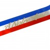 FUNERAL RIBBON BLUE WHITE RED