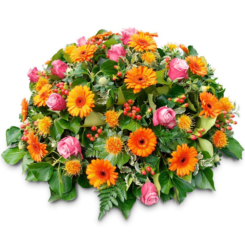 COUSSIN DE FLEURS DEUIL LYON - ORAISON COUSSIN DE FLEURS DEUIL LYON - ORAISON