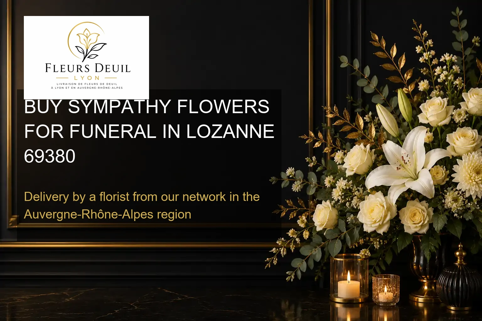 BUY SYMPATHY FLOWERS FOR FUNERAL IN LOZANNE 69380