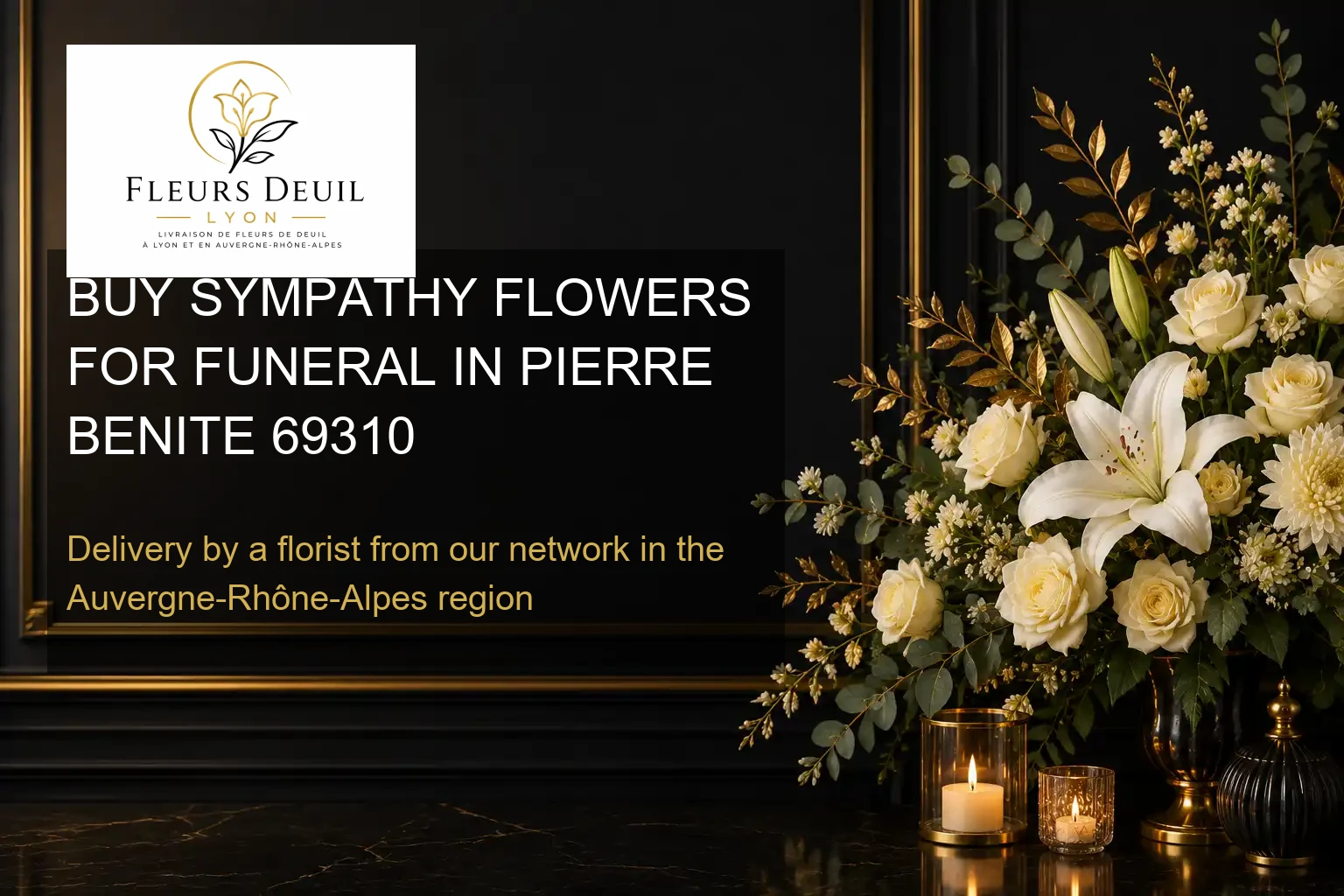BUY SYMPATHY FLOWERS FOR FUNERAL IN PIERRE BENITE 69310