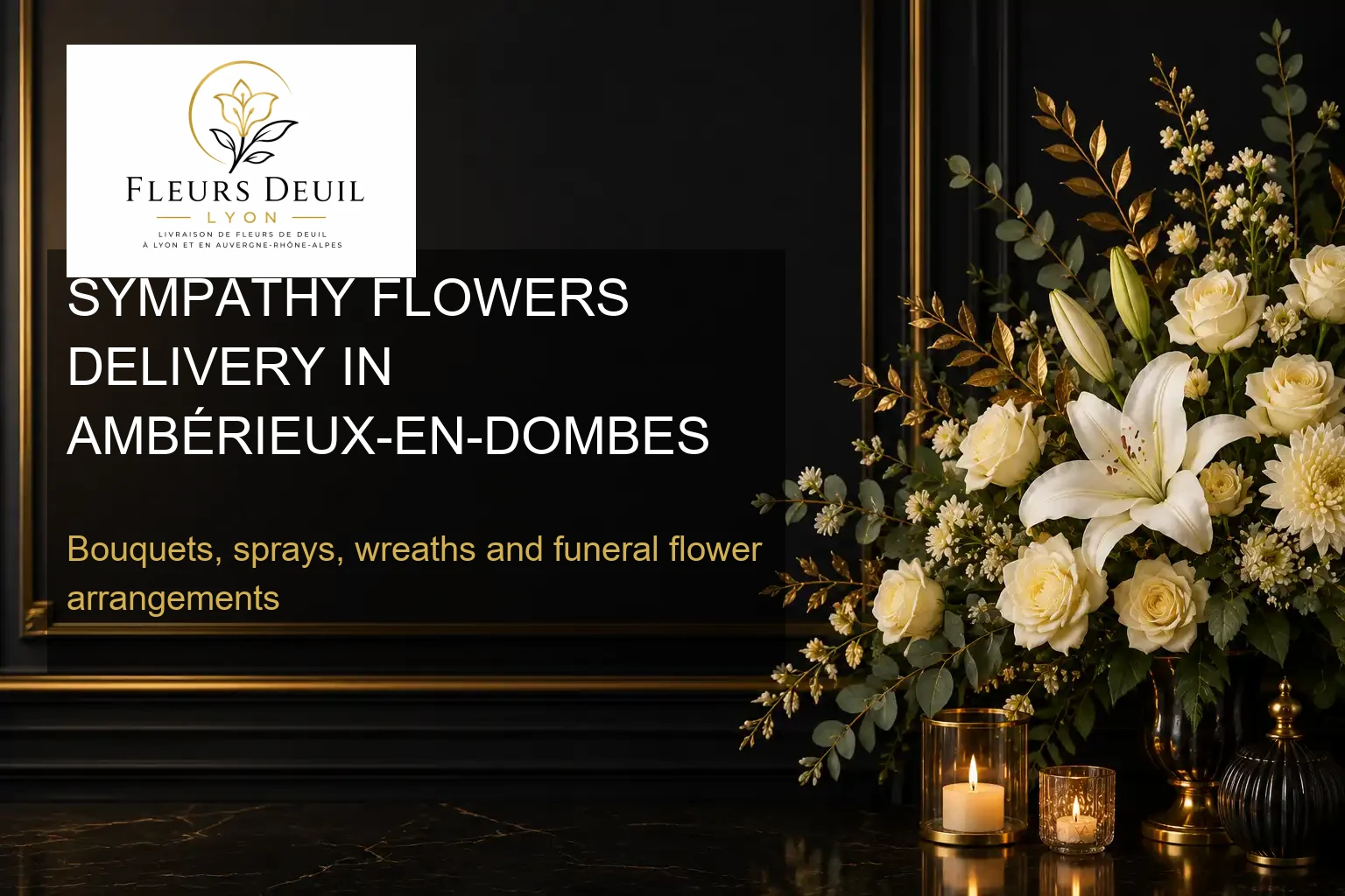 SYMPATHY FLOWERS DELIVERY IN AMBÉRIEUX-EN-DOMBES