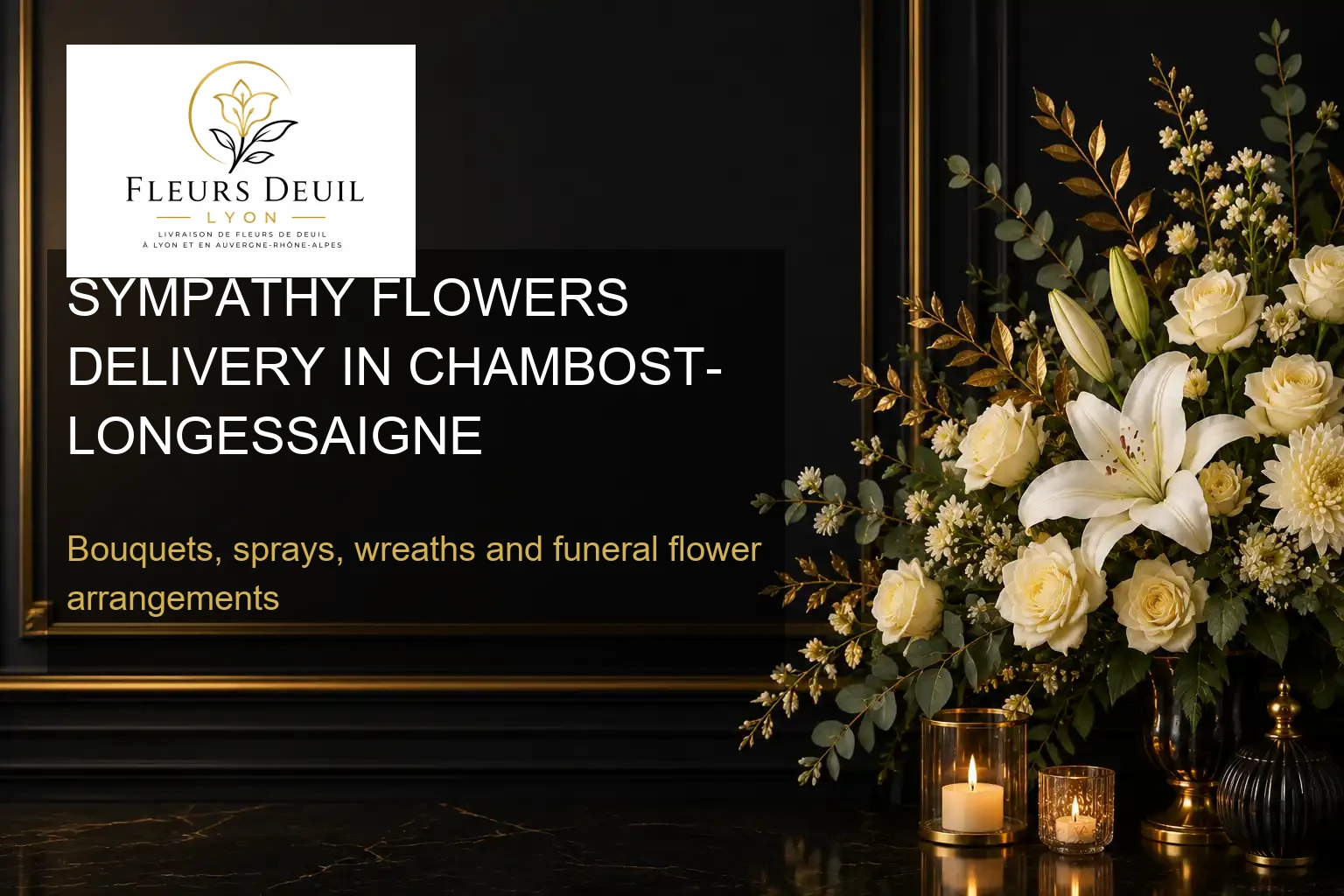 SYMPATHY FLOWERS DELIVERY IN CHAMBOST-LONGESSAIGNE