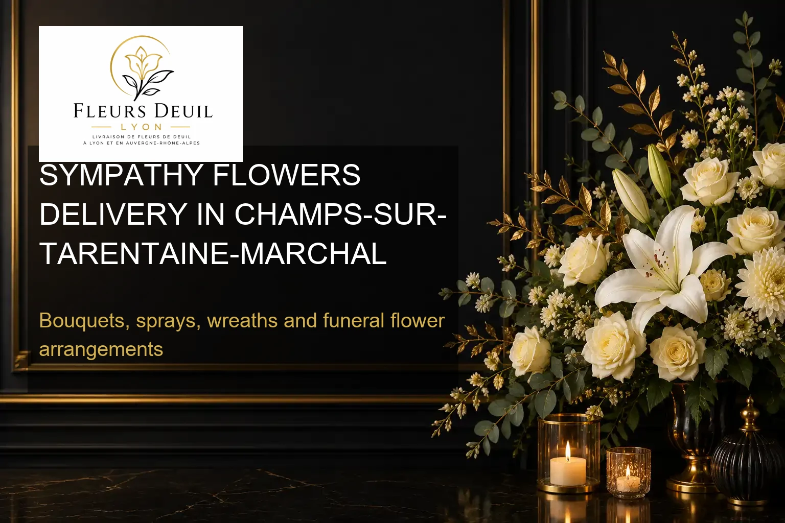SYMPATHY FLOWERS DELIVERY IN CHAMPS-SUR-TARENTAINE-MARCHAL