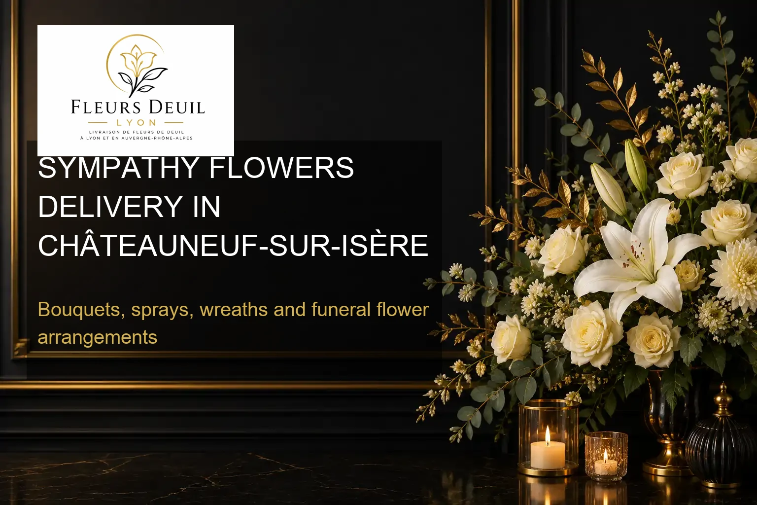 SYMPATHY FLOWERS DELIVERY IN CHÂTEAUNEUF-SUR-ISÈRE