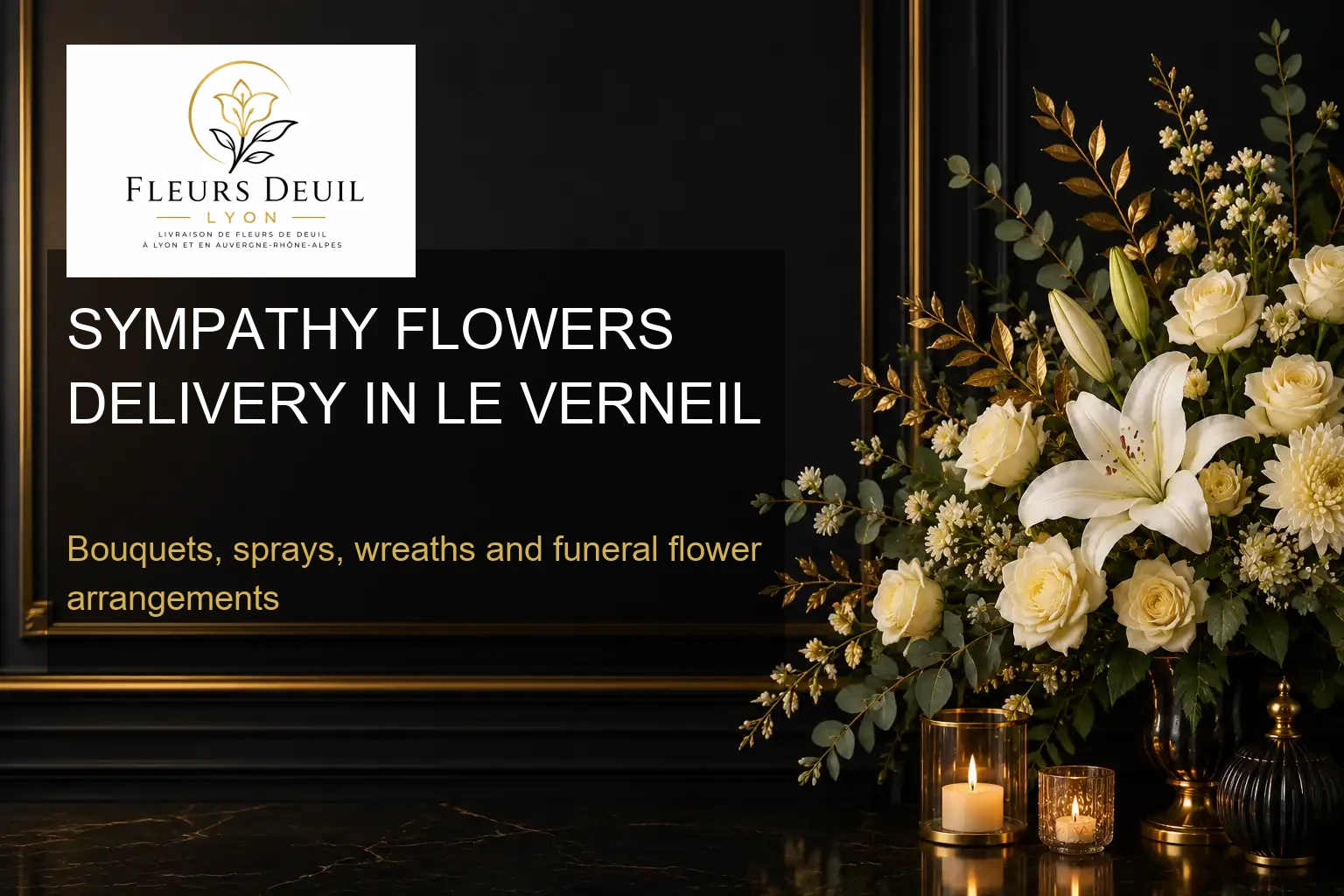 SYMPATHY FLOWERS DELIVERY IN LE VERNEIL