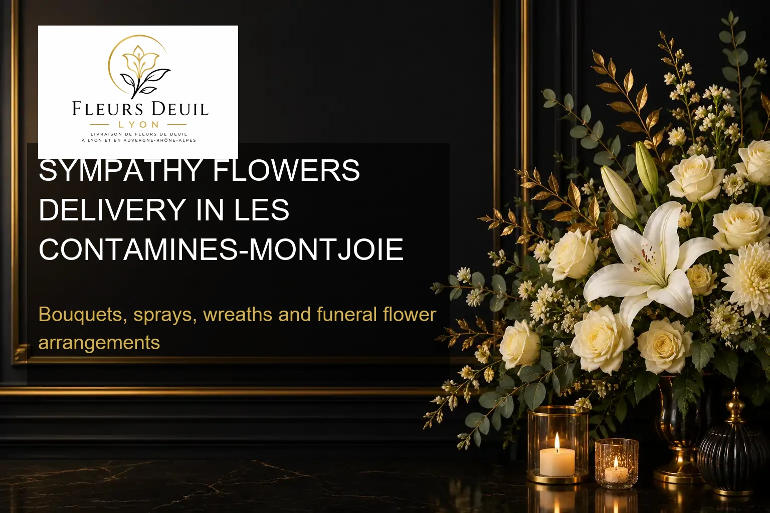 SYMPATHY FLOWERS DELIVERY IN LES CONTAMINES-MONTJOIE