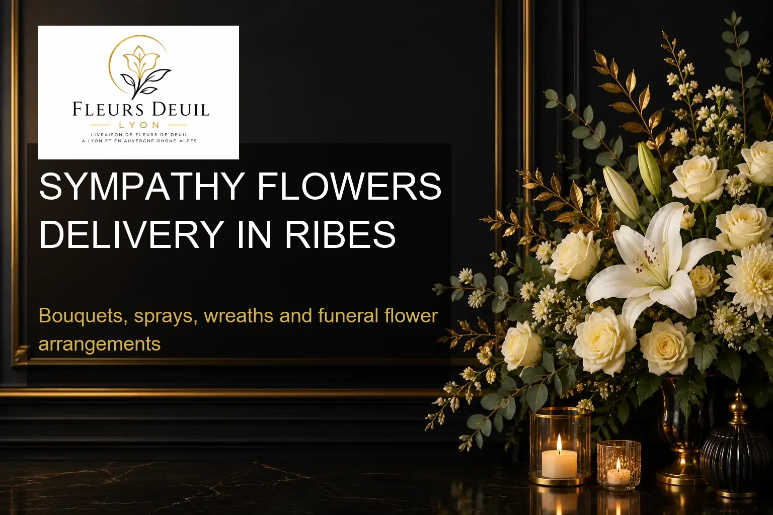 SYMPATHY FLOWERS DELIVERY IN RIBES