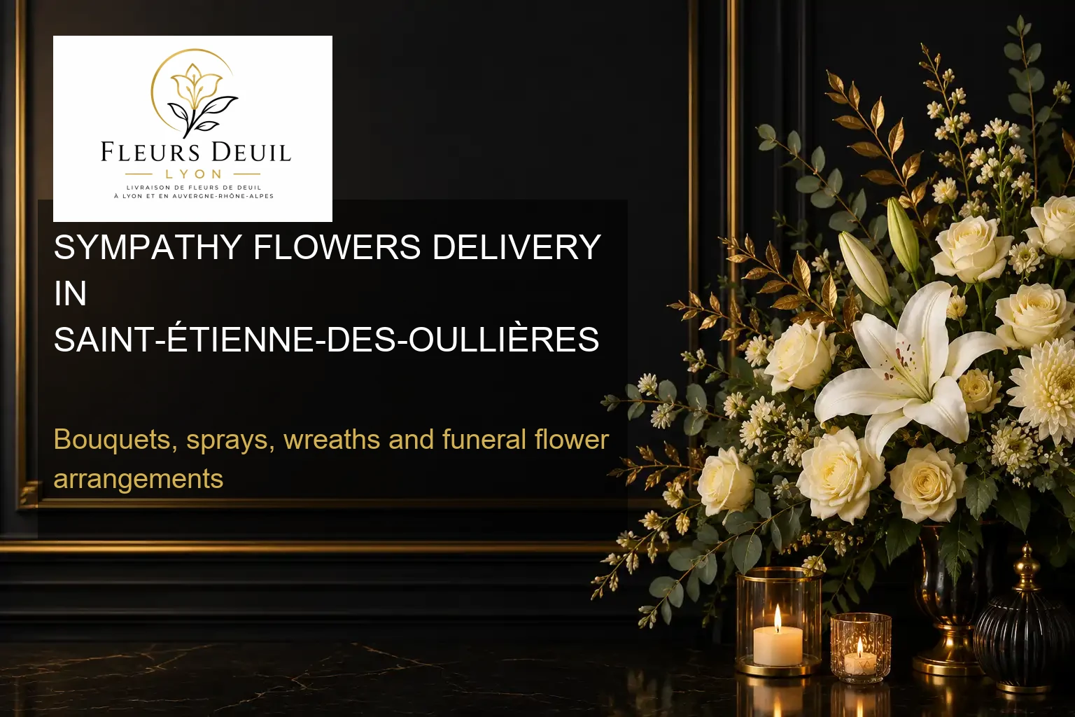 SYMPATHY FLOWERS DELIVERY IN SAINT-ÉTIENNE-DES-OULLIÈRES