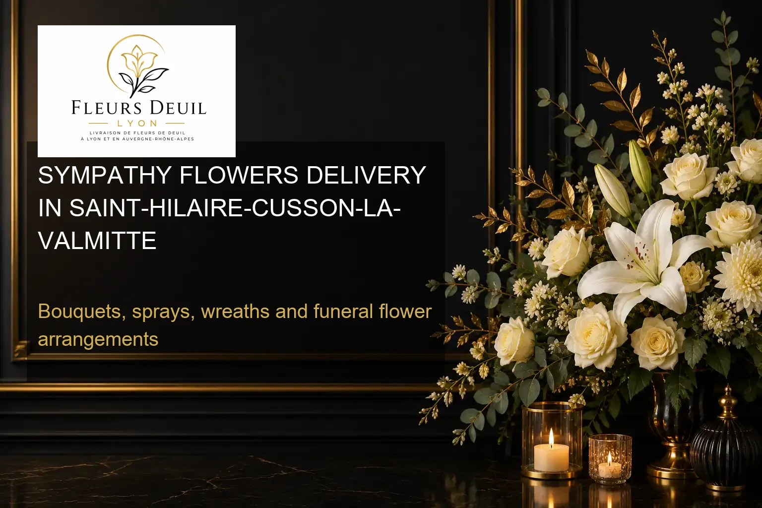 SYMPATHY FLOWERS DELIVERY IN SAINT-HILAIRE-CUSSON-LA-VALMITTE