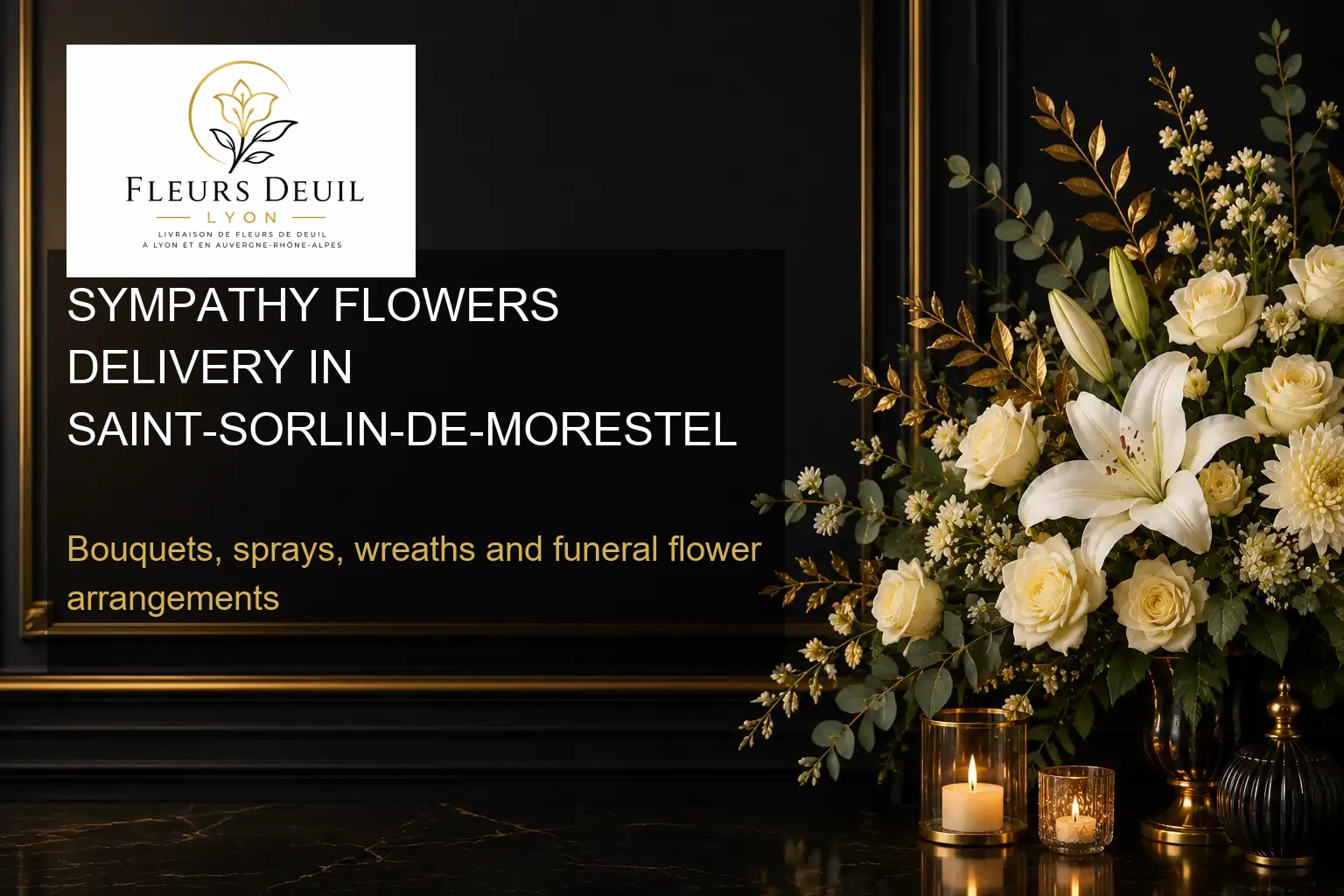 SYMPATHY FLOWERS DELIVERY IN SAINT-SORLIN-DE-MORESTEL