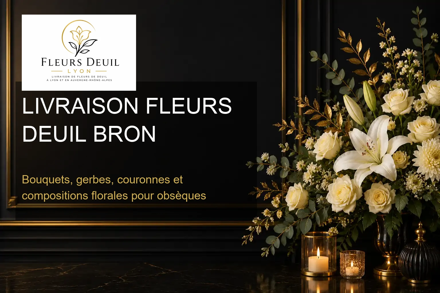 LIVRAISON FLEURS DEUIL BRON
