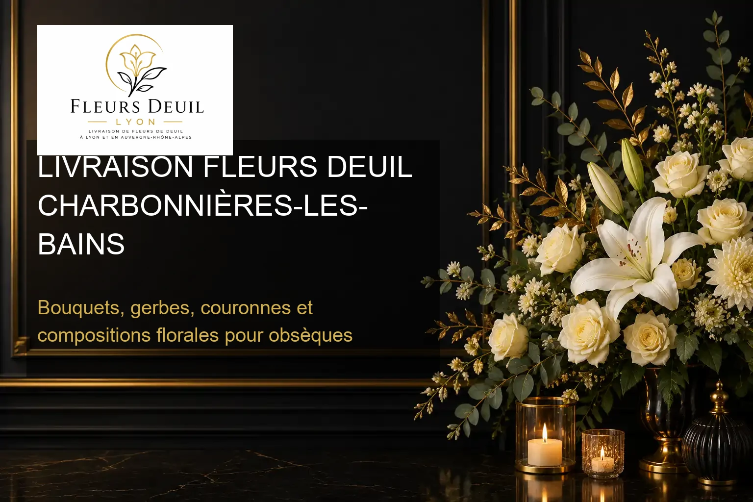 LIVRAISON FLEURS DEUIL CHARBONNIÈRES-LES-BAINS