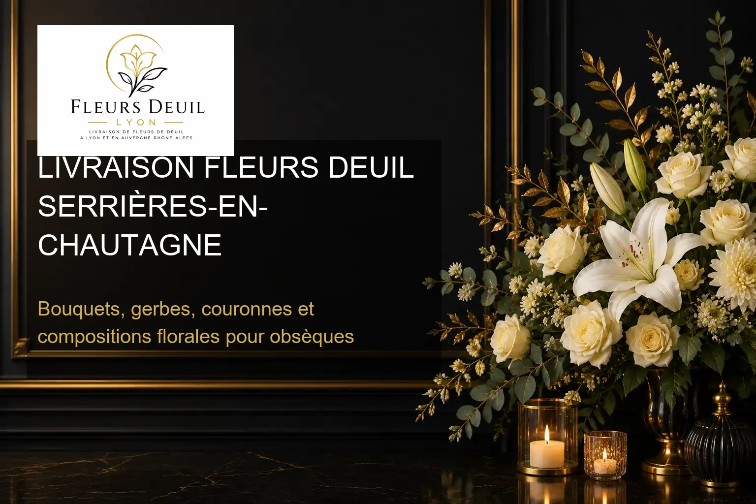 LIVRAISON FLEURS DEUIL SERRIÈRES-EN-CHAUTAGNE